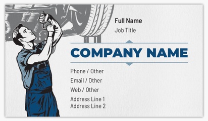 Design Preview for Design Gallery: Auto Mechanics & Garage Non-Tearable Visiting Cards