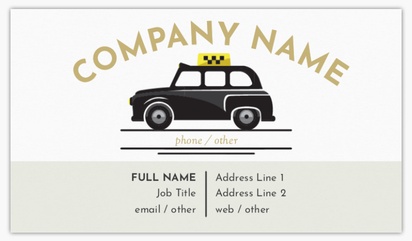 Design Preview for Design Gallery: Travel & Accommodation Matte Visiting Cards, Standard (89 x 51 mm)