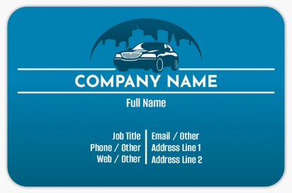 Design Preview for Design Gallery: Auto Rental Rounded Corner Business Cards, Rounded Standard (85 x 55 mm)