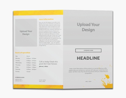 Design Preview for Design Gallery: Painting (Art) Custom Brochures, 8.5" x 11" Bi-fold