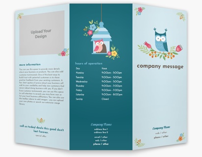 Design Preview for Design Gallery: Education & Child Care Custom Brochures, 8.5" x 11" Tri-fold