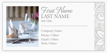 Design Preview for Design Gallery: Event Planning & Entertainment Slim Business Cards