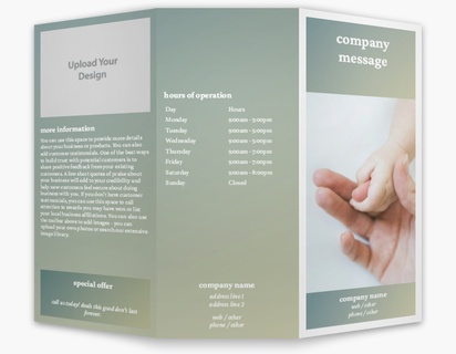 Design Preview for Design Gallery: Insurance Custom Brochures, 8.5" x 11" Tri-fold