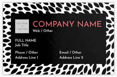 Design Preview for Design Gallery: Fashion & Modelling Ultra-Thick Business Cards, Standard (85 x 55 mm)