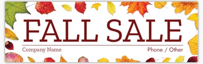 Design Preview for Design Gallery: Thanksgiving Vinyl Banners, 76 x 244 cm