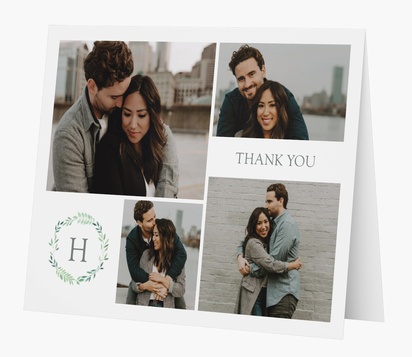 Design Preview for Wedding Thank you Cards  , Folded