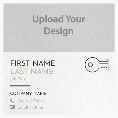 A key foil cream design for Modern & Simple with 1 uploads