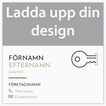 Förhandsgranskning av design för Designgalleri: Bolån Fyrkantiga visitkort
