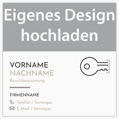 Designvorschau für Designgalerie: Standard-Visitenkarten Schlosser, Quadratisch (65 x 65 mm)