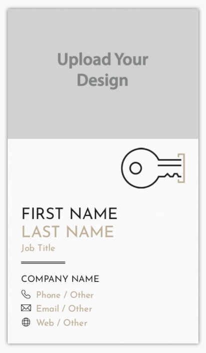 Design Preview for Design Gallery: Locksmiths Matte Visiting Cards, Standard (89 x 51 mm)