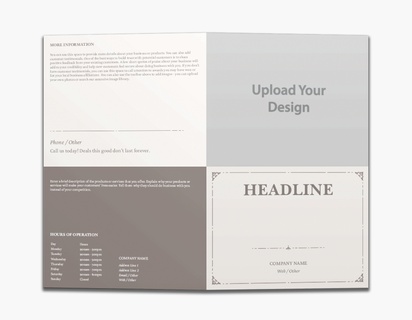 Design Preview for Design Gallery: Antiques Custom Brochures, 8.5" x 11" Bi-fold