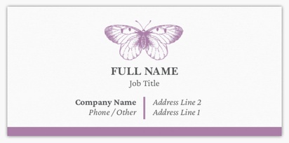 Design Preview for Design Gallery: Beauty Consulting & Pampering Slim Business Cards