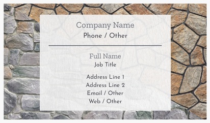 Design Preview for Design Gallery: Paving Natural Textured Business Cards