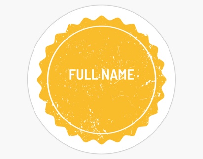 Design Preview for Design Gallery: Food & Beverage Custom Stickers, Round   3.8 x 3.8 cm