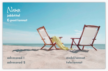 Förhandsgranskning av design för Designgalleri: Resor & hotell Visitkort med återvunnet matt papper, Standard (85 x 55 mm)