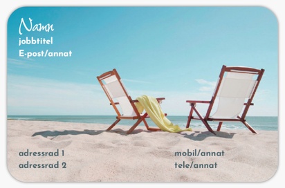 Förhandsgranskning av design för Designgalleri: Resor & hotell Visitkort med rundade hörn, Rundade Standard (85 x 55 mm)