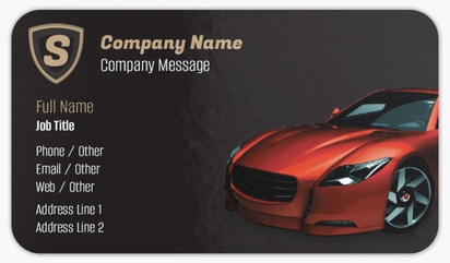 Design Preview for Auto Dealers Rounded Corner Business Cards Templates, Standard (3.5" x 2")