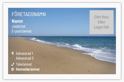 Förhandsgranskning av design för Designgalleri: Resor & hotell Visitkort med återvunnet matt papper, Standard (85 x 55 mm)