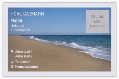 Förhandsgranskning av design för Designgalleri: Resor & hotell Visitkort med linneyta