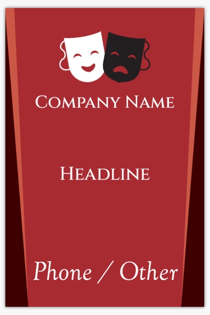 Design Preview for Design Gallery: Theatre Vinyl Banners, 122 x 183 cm