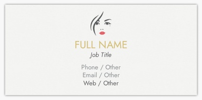 Design Preview for Design Gallery: Cosmetics & Perfume Slim Business Cards