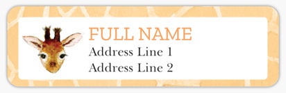 Design Preview for Templates for Animals Return Address Labels 