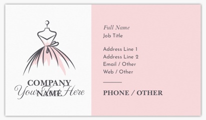 Design Preview for Design Gallery: Beauty & Spa Matte Visiting Cards, Standard (89 x 51 mm)