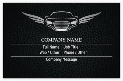 Design Preview for Design Gallery: Automotive & Transportation Standard Business Cards, Standard (85 x 55 mm)