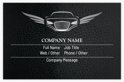 Design Preview for Design Gallery: Conservative Metallic Business Cards
