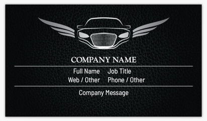 Design Preview for Taxi Service Ultra Thick Business Cards Templates