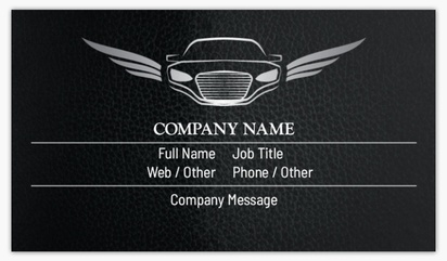 Design Preview for Automotive & Transportation Standard Business Cards Templates, Standard (3.5" x 2")