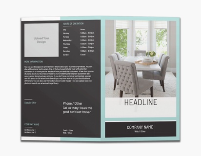 Design Preview for Design Gallery: Construction, Repair & Improvement Custom Brochures, 8.5" x 11" Bi-fold