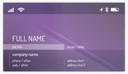 Design Preview for Design Gallery: Information & Technology Standard Visiting Cards