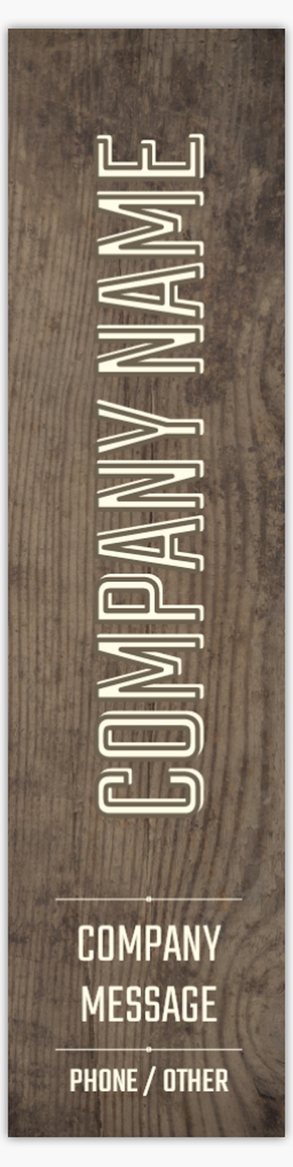 Design Preview for Design Gallery: Handyman Vinyl Banners, 76 x 305 cm