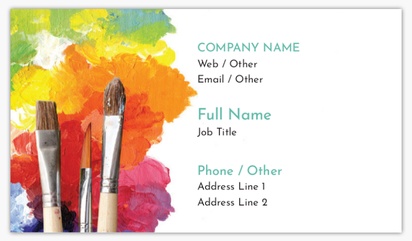 Design Preview for Art & Entertainment Ultra Thick Business Cards Templates