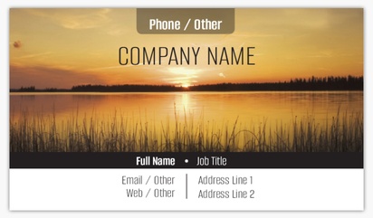 Design Preview for Accommodations Ultra Thick Business Cards Templates