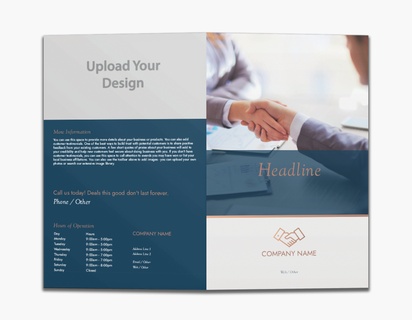 Design Preview for Design Gallery: Business Services Custom Brochures, 8.5" x 11" Bi-fold
