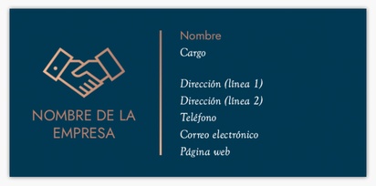 Vista previa del diseño de Galería de diseños de tarjetas de visita delgadas para finanzas y seguros