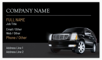 Design Preview for Design Gallery: Auto Dealers Non-Tearable Visiting Cards
