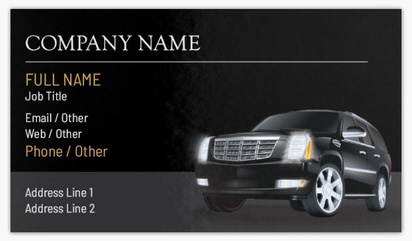 Design Preview for Design Gallery: Auto Rental Standard Visiting Cards
