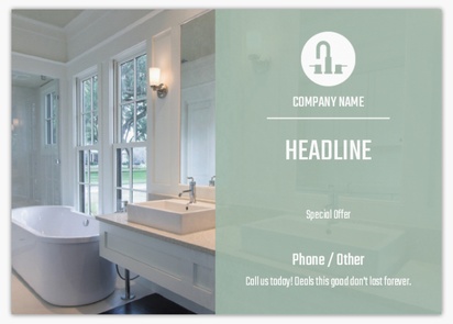 Design Preview for Design Gallery: Kitchen & Bathroom Remodelling Flyers & Leaflets,  No Fold/Flyer A6 (105 x 148 mm)