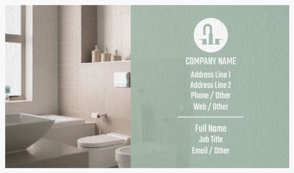 Design Preview for Design Gallery: Plumbing Natural Textured Business Cards