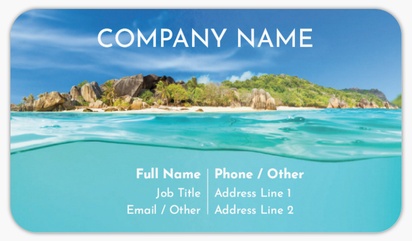 Design Preview for Design Gallery: Travel & Accommodation Rounded Corner Business Cards, Standard (3.5" x 2")