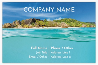 Design Preview for Design Gallery: Accommodations Natural Uncoated Business Cards
