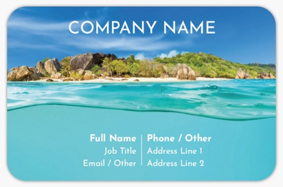 Design Preview for Design Gallery: Tours & Sightseeing Rounded Corner Business Cards, Rounded Standard (85 x 55 mm)