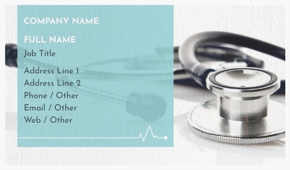 Design Preview for Design Gallery: Medical Equipment & Pharmaceuticals Natural Textured Business Cards