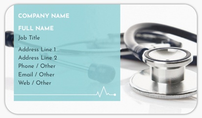 Design Preview for Medical Equipment & Pharmaceuticals Rounded Corner Business Cards Templates, Standard (3.5" x 2")