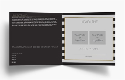 Design Preview for Design Gallery: Marketing & Communications Folded Leaflets, Bi-fold Square (210 x 210 mm)