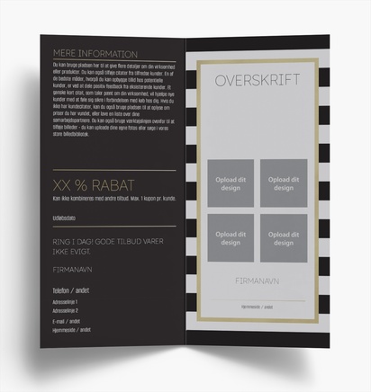Forhåndsvisning af design for Designgalleri: Markedsføring og PR Brochurer, Midterfals DL (99 x 210 mm)