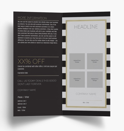 Design Preview for Templates for Elegant Brochures , Bi-fold DL